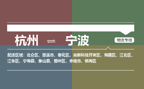 杭州到宁波物流搬家-杭州到纽约物流专线-